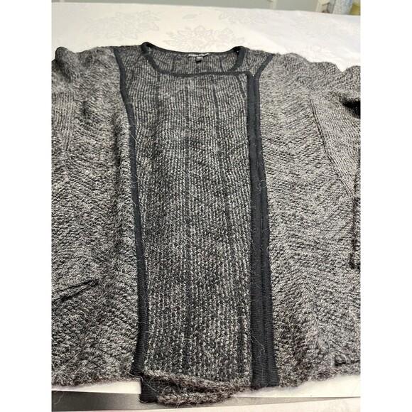 Eileen Fisher Alpaca Asymmetrical Zipper Front Cardigan Sweater Sz L - Picture 2 of 11
